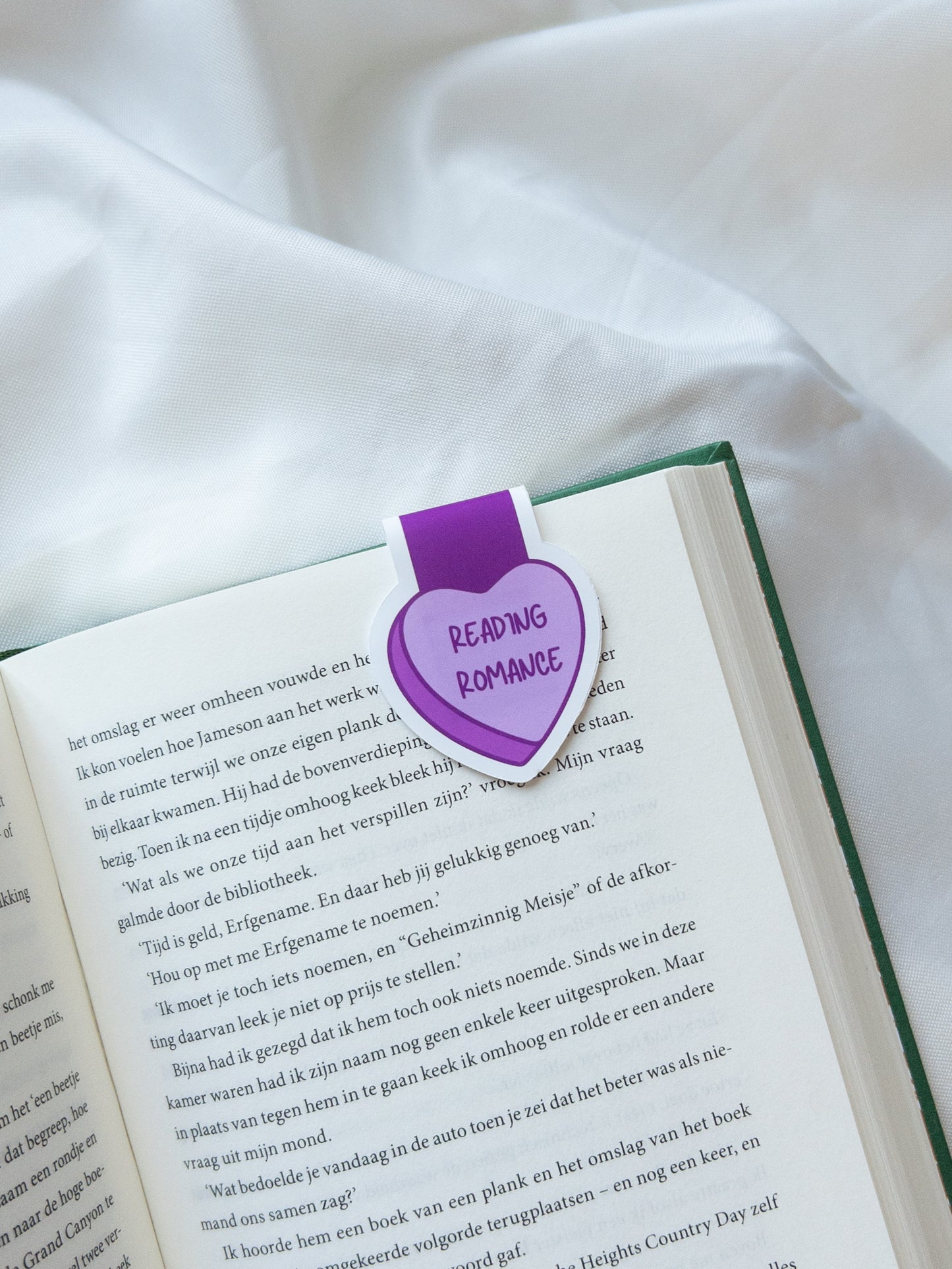 Magnetische bookmark - reading romance