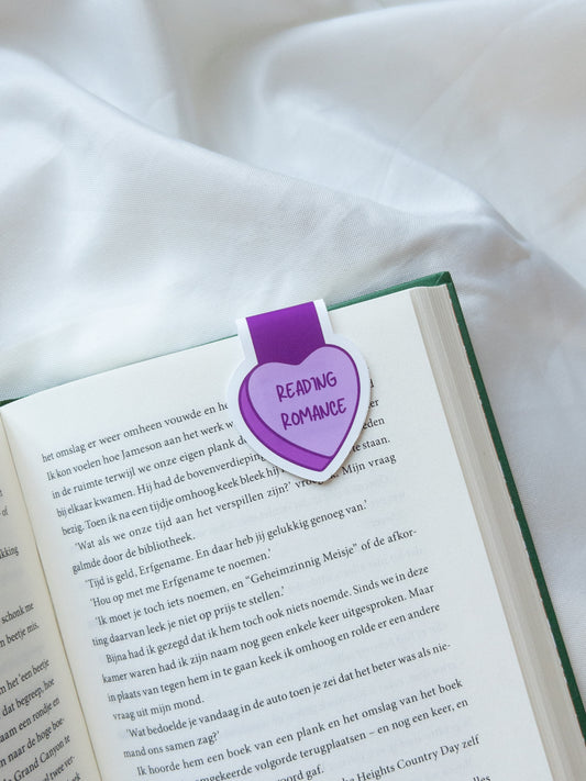 Magnetische bookmark - reading romance